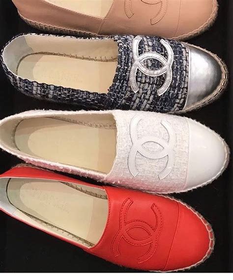 espadrillas rosse chanel|Chanel espadrilles heels.